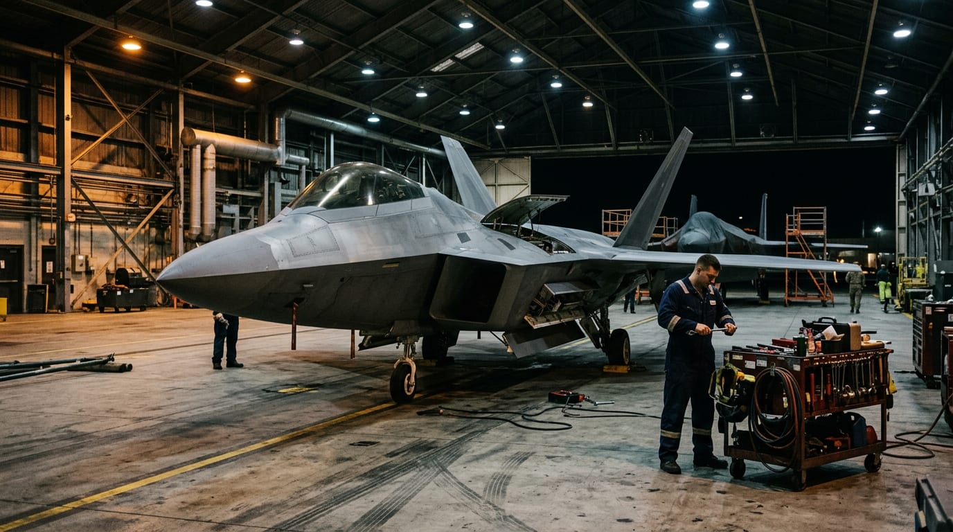 Aircraft maintenance hangar